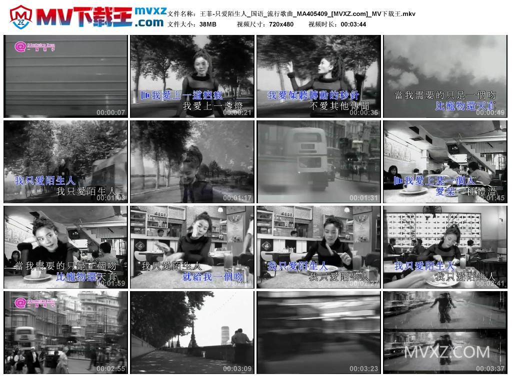 王菲-只爱陌生人_国语_流行歌曲_MA405409